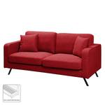 Sofa Derwen (3-Sitzer) Webstoff Rot