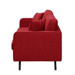 Sofa Derwen (3-Sitzer) Webstoff Rot