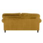 Sofa Dijon (3-Sitzer) Samt Samtstoff - Senfgelb