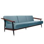 Sofa Dowel (3-Sitzer) Flachgewebe Stoff Asa: Blau