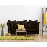 Sofa Draper (3-Sitzer) Webstoff Stoff Akenia: Braun