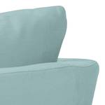 Sofa Draper (3-Sitzer) Webstoff Stoff Akenia: Hellblau