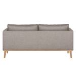 Sofa Dauphine 3-Sitzer - Webstoff Fischgrätmuster - Grau