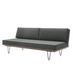 Sofa Elphin (2-Sitzer) Webstoff Dunkelgrau