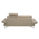 Sofa Enzo (2,5-Sitzer) Echtleder Beige Kopfstütze verstellbar