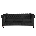 Sofa Esplanada (3-Sitzer) Samt Schwarz