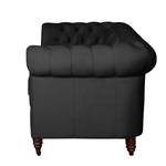 Sofa Esplanada (3-Sitzer) Samt Schwarz