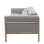 Sofa Fleek (2-Sitzer) Stoff Ever: Grau-Beige - Braun