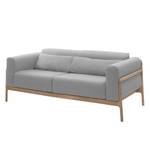 Sofa Fleek (2-Sitzer) Stoff Ever: Grau-Beige - Braun