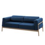 Sofa Fleek (2-Sitzer) Stoff Ever: Dunkelblau - Beige