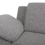 Sofa Felipa (2-Sitzer) Webstoff Grau/Strukturstoff Grau-Braun