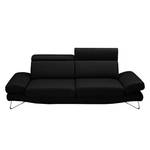 Sofa Finnley (2,5-Sitzer) Webstoff Schwarz