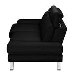 Sofa Finnley (2,5-Sitzer) Webstoff Schwarz