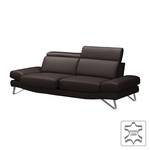 Sofa Finnley (3-Sitzer) Echtleder Mokka