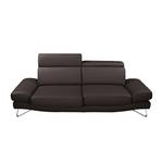 Sofa Finnley (3-Sitzer) Echtleder Mokka