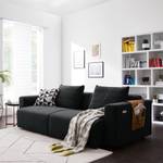 3-Sitzer Sofa FINNY Webstoff Saia: Anthrazit - Sitztiefenverstellung