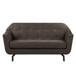 Sofa Giarra (2-Sitzer) Antiklederlook - Braungrau