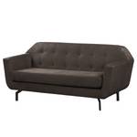 Sofa Giarra (3-Sitzer) Antiklederlook - Braungrau