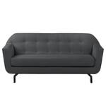 Sofa Giarra (3-Sitzer) Strukturstoff - Hellanthrazit