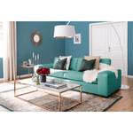 Sofa Glasco (3-Sitzer) Webstoff Webstoff - Webstoff Osta: Petrol