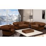 Sofa Gowen I (2-Sitzer) Kunstleder Cognac