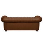 Sofa Gowen I (3-Sitzer) Kunstleder Cognac