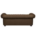 Sofa Gowen I (3-Sitzer) Kunstleder Nougat