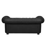 Sofa Gowen II (2-Sitzer) Kunstleder Schwarz