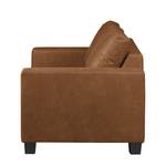 Sofa Greenwood (2-Sitzer) Antiklederlook - Microfaser Priya: Cognac