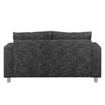 Sofa Greenwood (2-Sitzer) Webstoff Schwarz / Grau