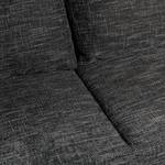 Canapé Greenwood (3 places) Tissu Tissu structuré Lawan: Noir