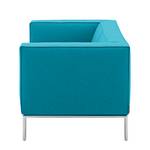 Sofa Greg (2-Sitzer) Webstoff - Aqua - Ohne Kissen