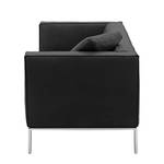 Canapé Greg (3 places) Cuir véritable - Anthracite - Sans coussin