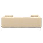 Sofa Greg (3-Sitzer) Webstoff - Beige - Ohne Kissen