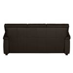 Sofa Grimsby (3-Sitzer) Echtleder Echtleder - Dunkelbraun