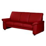 Sofa Grimsby (3-Sitzer) Echtleder Echtleder - Rot