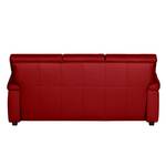 Sofa Grimsby (3-Sitzer) Echtleder Echtleder - Rot