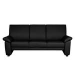 Sofa Grimsby (3-Sitzer) Echtleder Echtleder - Schwarz