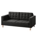 Sofa Grums II (2-Sitzer) Webstoff Anthrazit