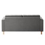 Sofa Grums II (2-Sitzer) Webstoff Platin