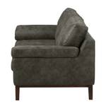 Sofa Hazel Green (2-Sitzer) Antiklederlook - Braungrau