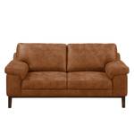 Sofa Hazel Green (2-Sitzer) Antiklederlook - Cognac