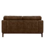 Sofa Hazel Green (2-Sitzer) Antiklederlook - Espresso