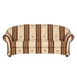 Sofa Henry (3-Sitzer) Webstoff Beige/Braun