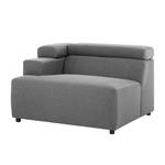 Sofa Hillier I (4-Sitzer) Webstoff Anthrazit / Hellgrau