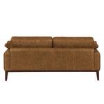 2-Sitzer Sofa HORLEY Echtleder Cerys: Braun