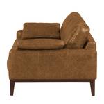 2-Sitzer Sofa HORLEY Echtleder Cerys: Braun