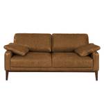 2-Sitzer Sofa HORLEY Echtleder Cerys: Braun