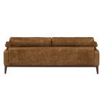 3-Sitzer Sofa HORLEY Echtleder Cerys: Braun