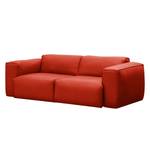 2-Sitzer Sofa HUDSON Echtleder Neka: Rot